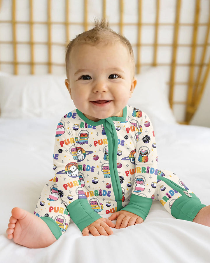 Gerippte Babykleidung mit individuellem Foto - Weich &amp; Skizzenhaft