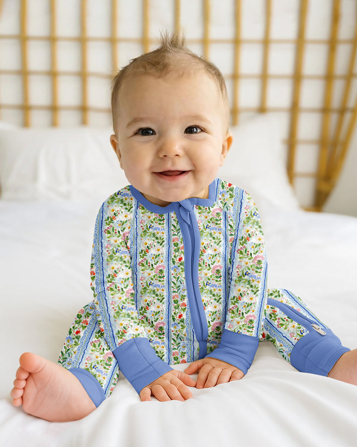 Paste Floral Girl Bamboo Convertible Zippy