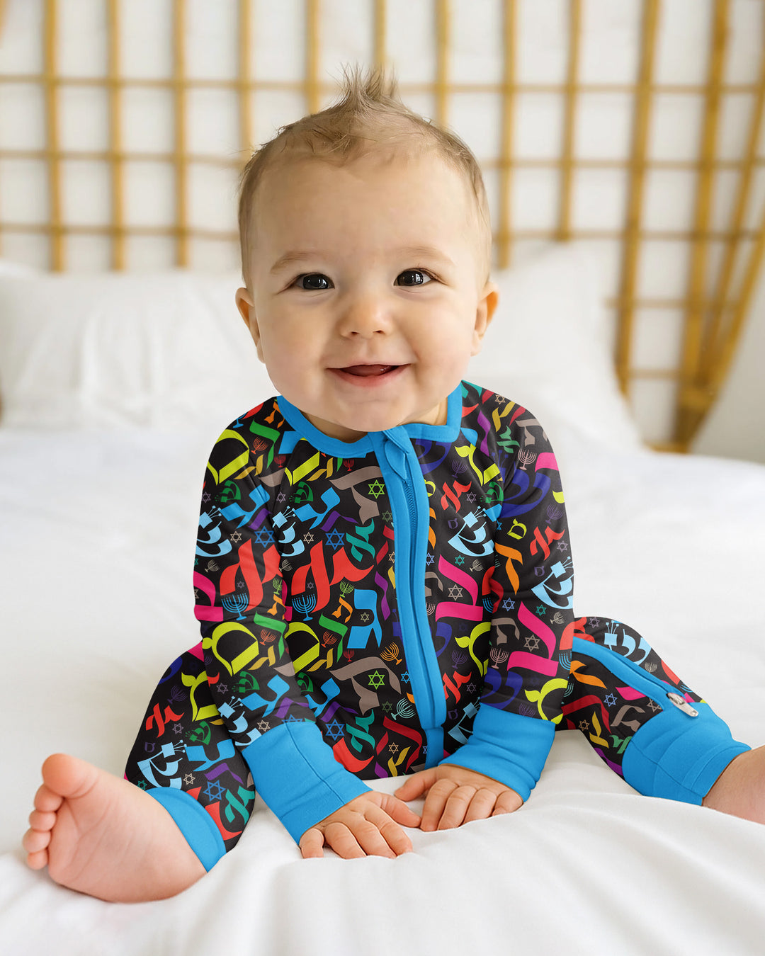 Gerippte Babykleidung mit individuellem Foto - Weich &amp; Skizzenhaft
