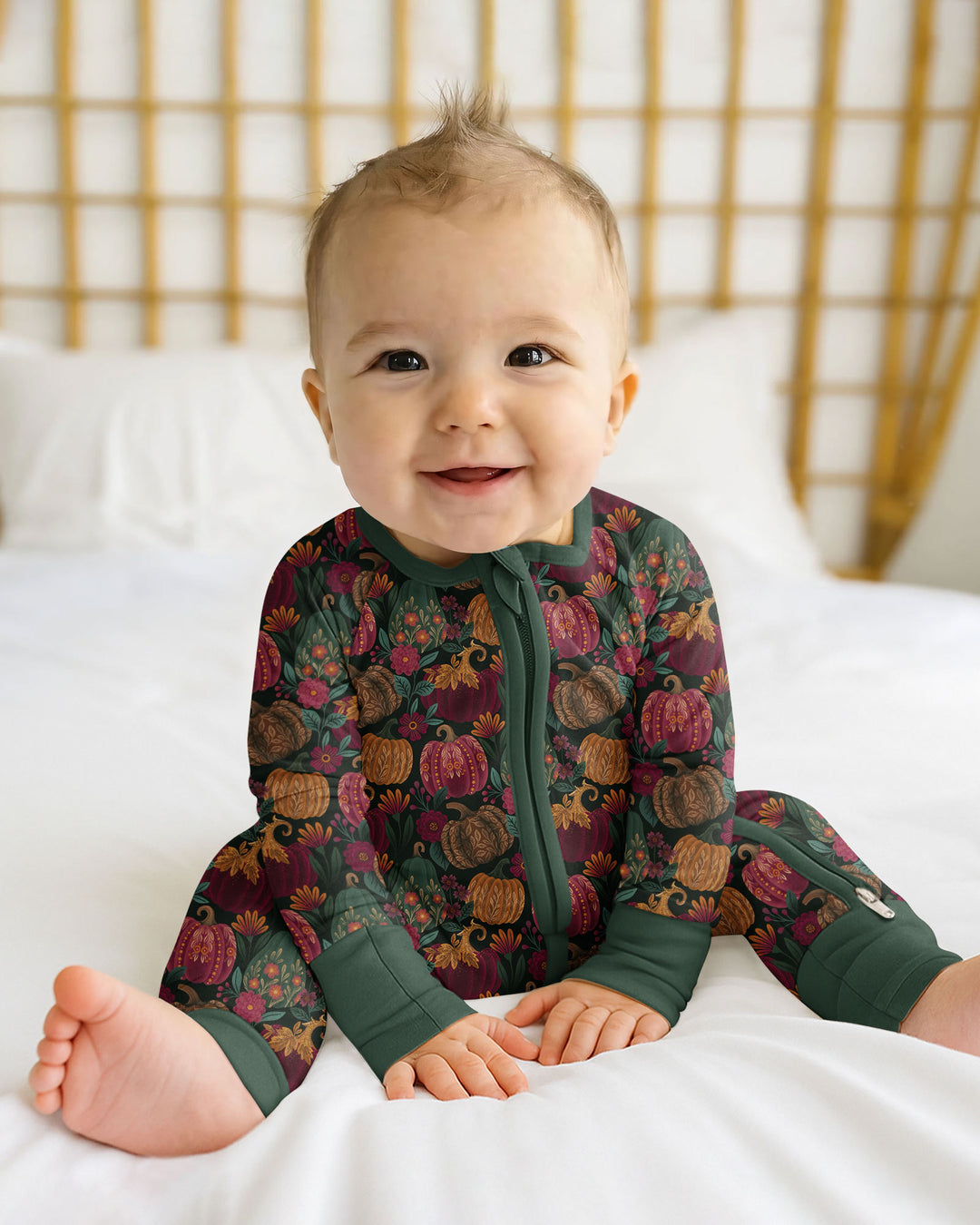 Velvet Pumpkins Bamboo Convertible Zippy