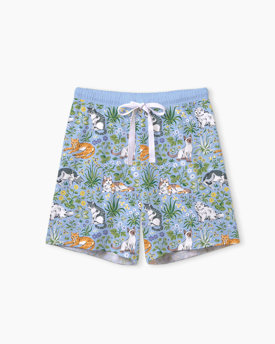 Kitten Garden Family Matching Bamboo Women Short Pajama Set