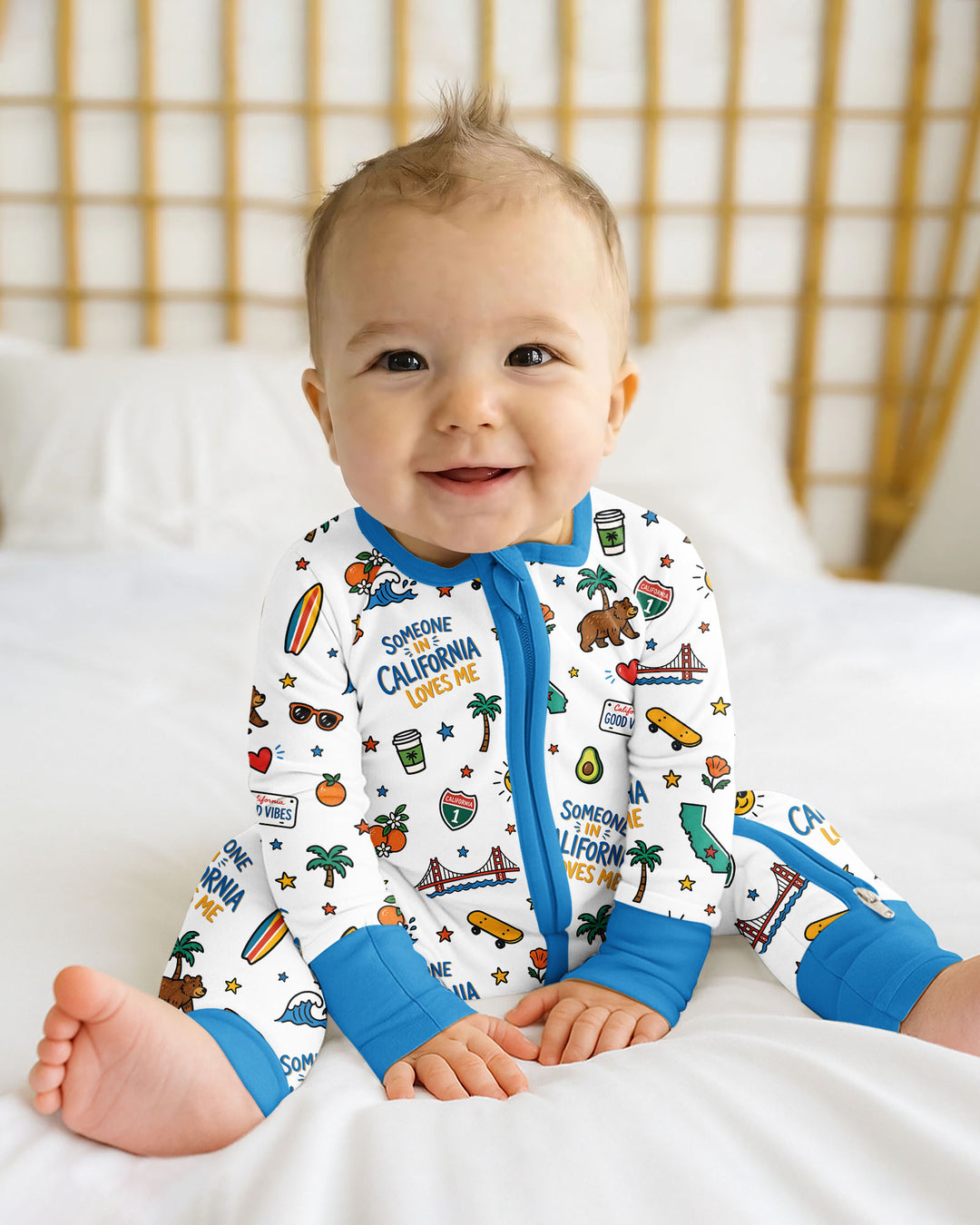 Someone in California Loves Me Bamboo Convertible Zippy