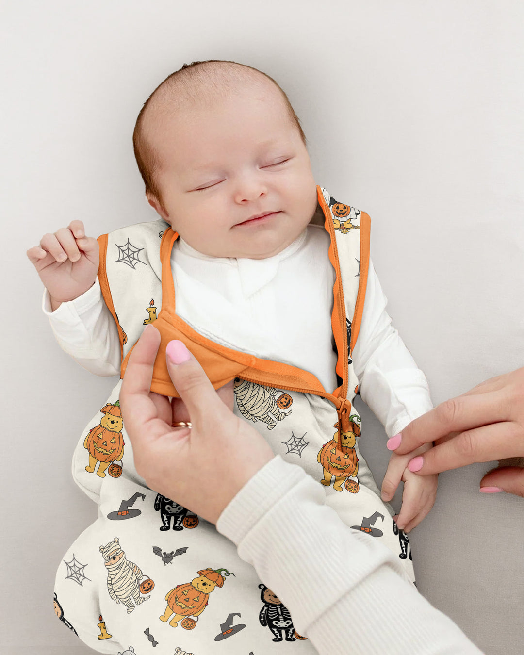Retro Trick Or Treat Bamboo Sleep Bag