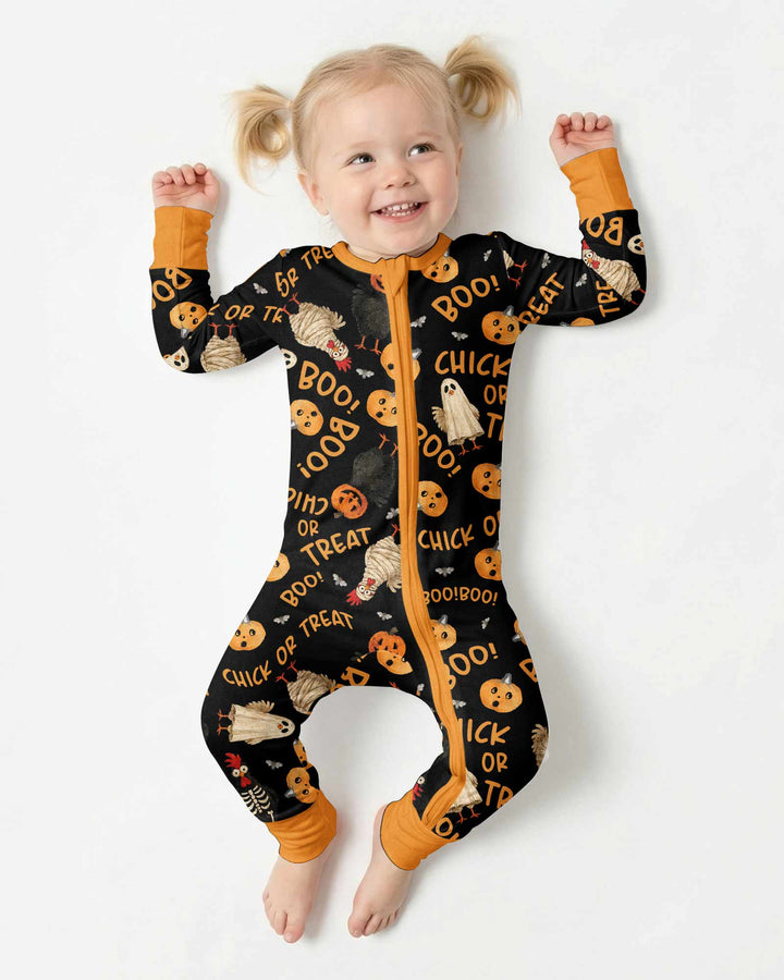 Halloween Chick or Treat Bamboo Convertible Zippy