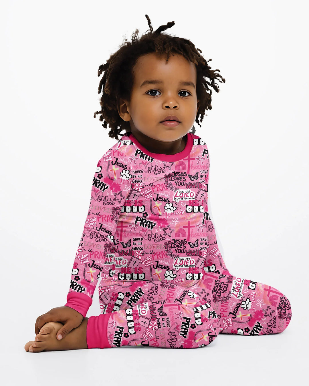 Conjunto de pijama de dos piezas de bambú con mangas largas, plantilla PERSONALIZADA