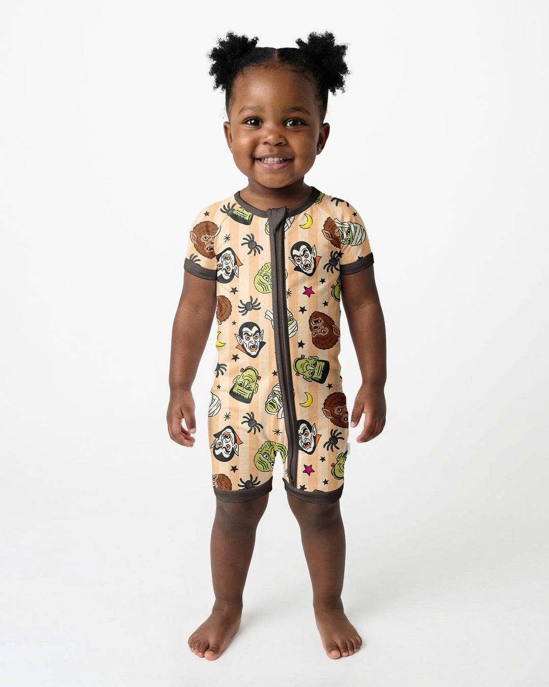Creepy Crew Family Matching Bamboo Shorty Zippy