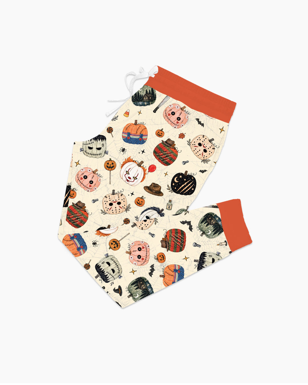 Horror Movie Pumpkins Bamboo Women Pajama Set