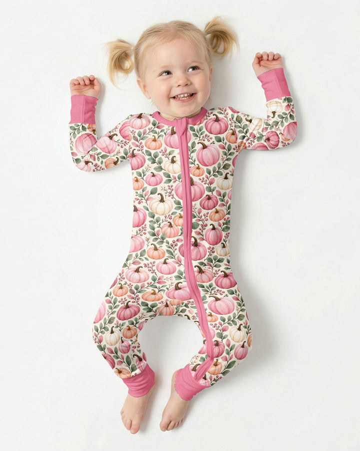 Pumpkin Cozy Fall Bamboo Convertible Zippy