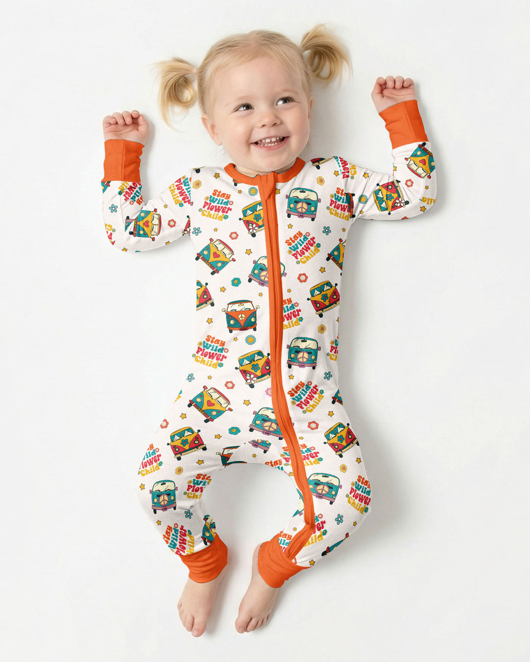 Stay Wild Flower Child Bamboo Convertible Zippy