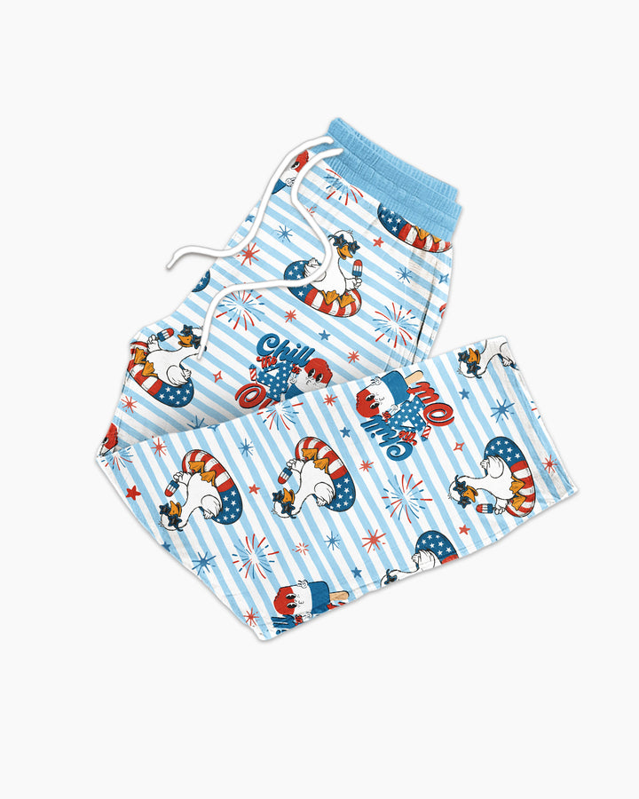 Chill the Fourth Out Bamboo Men's Pajama Set