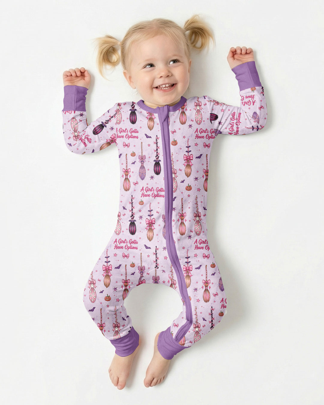 A Girl's Gotta Have Options Witch Brooms Bamboo Convertible Zippy