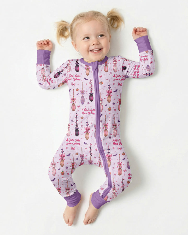 A Girl's Gotta Have Options Witch Brooms Bamboo Convertible Zippy