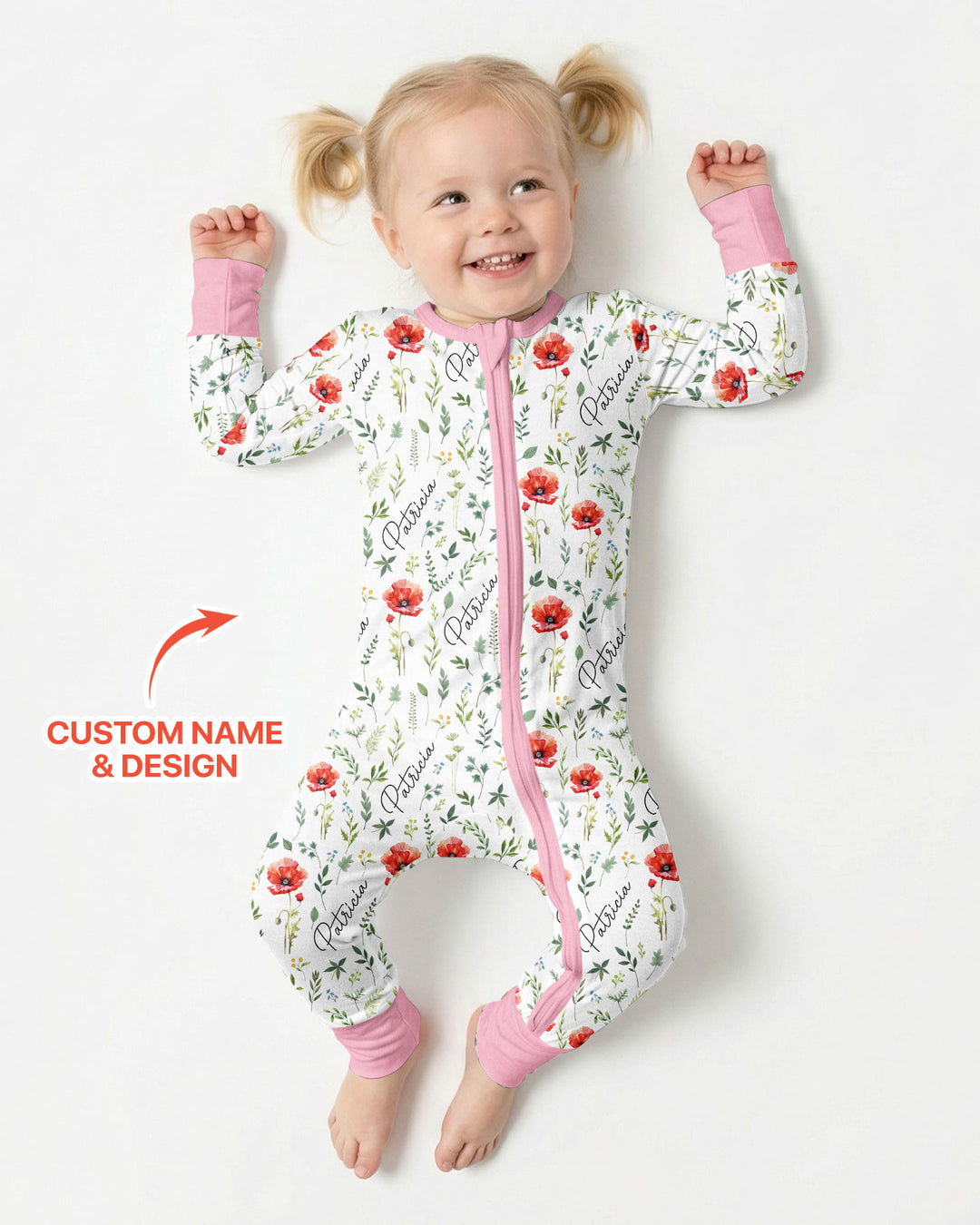 Birth Month Flower Bamboo Convertible Zippy