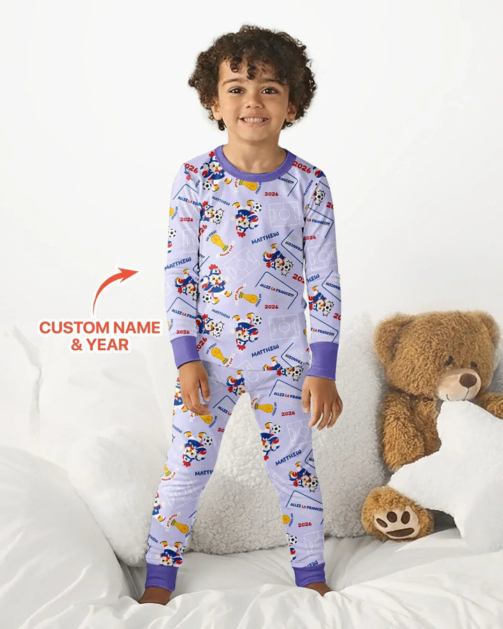 My First World Cup Bamboo Two Piece Long Sleeve Pajama Set