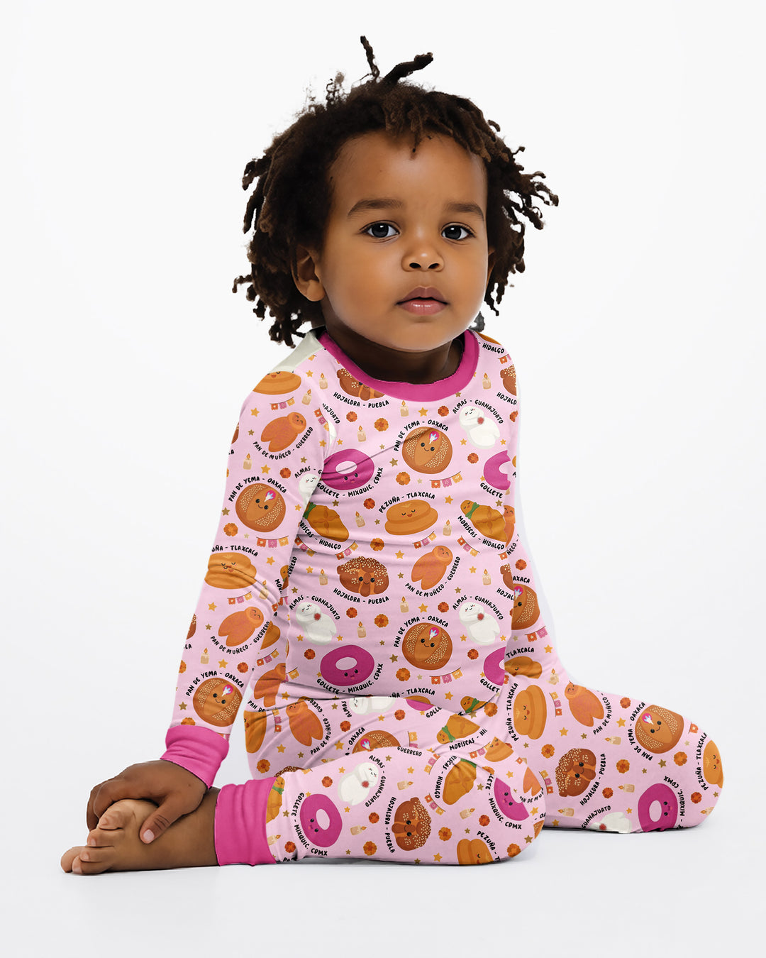 Pan Dulce Fiesta Bamboo Two Piece Long Sleeve Pajama Set