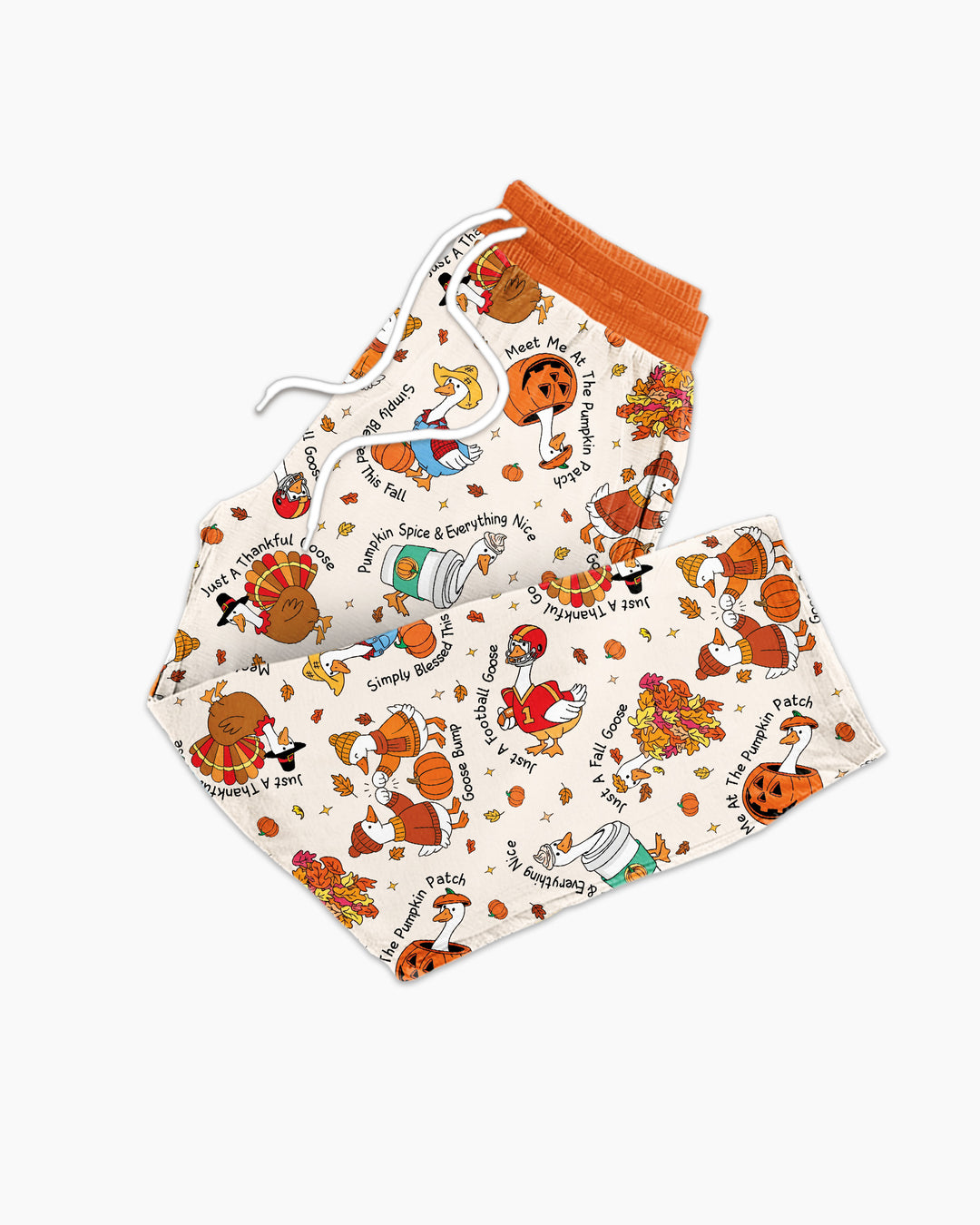 Just A Fall Goose Family Matching Bamboo Men's Pajama Set