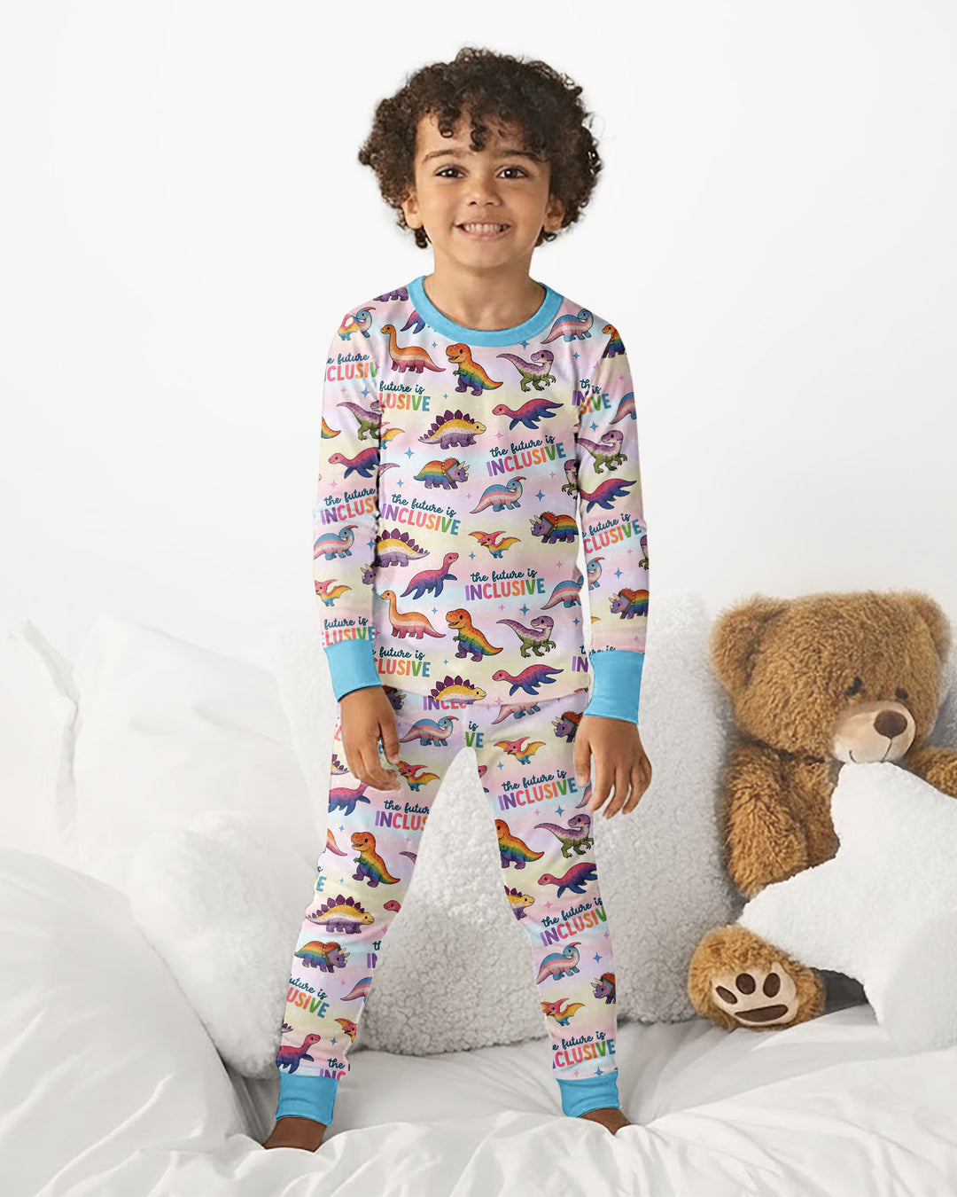 The Future is Inclusive Bamboo Two Piece Long Sleeve Pajama Set