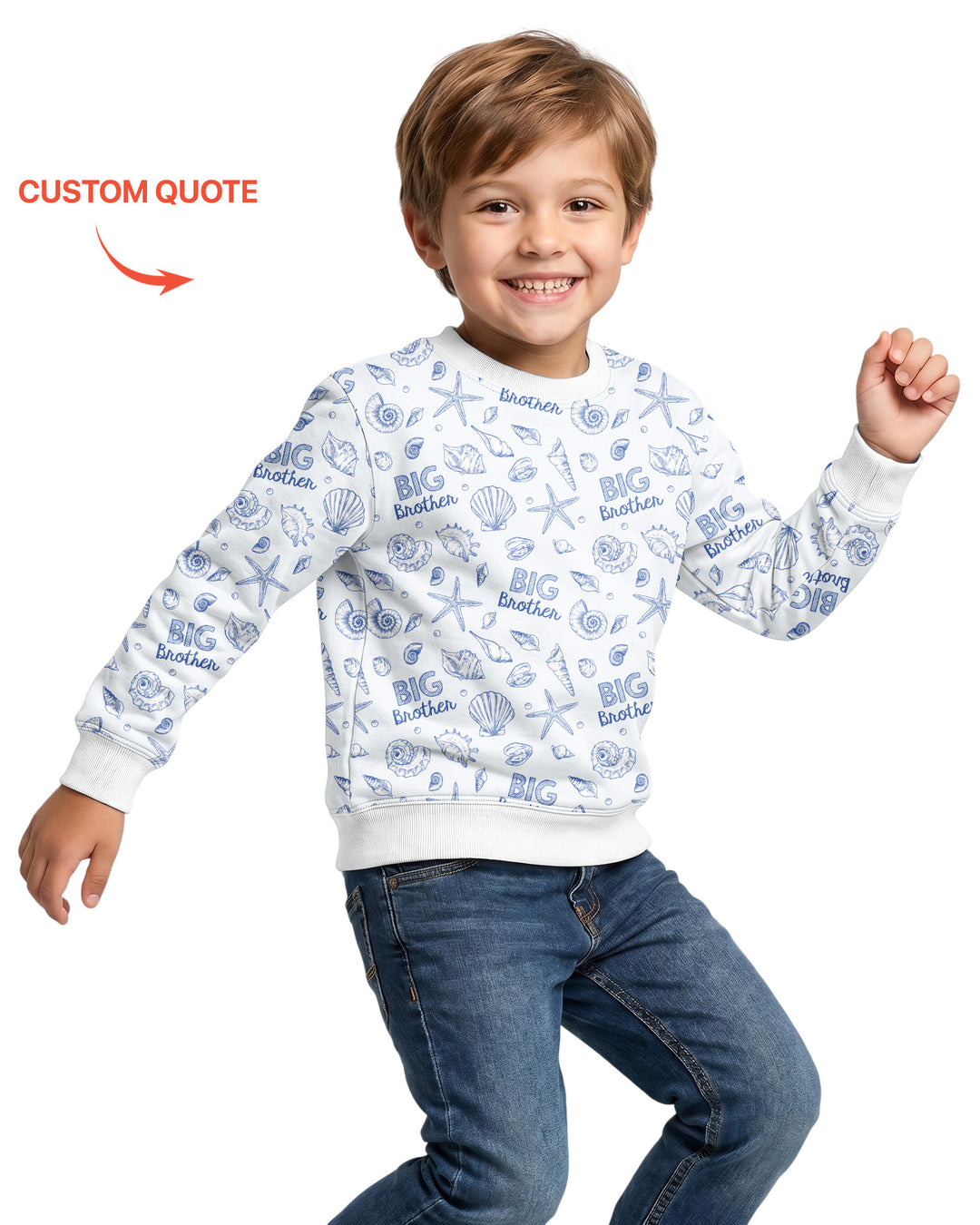 Ramadan Mubarak Bambus Rundhals-Sweatshirt