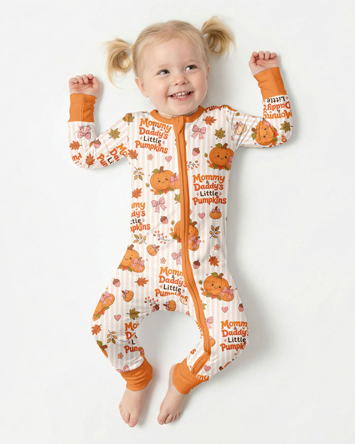 Mommy & Daddy's Little Pumpkins Bamboo Convertible Zippy