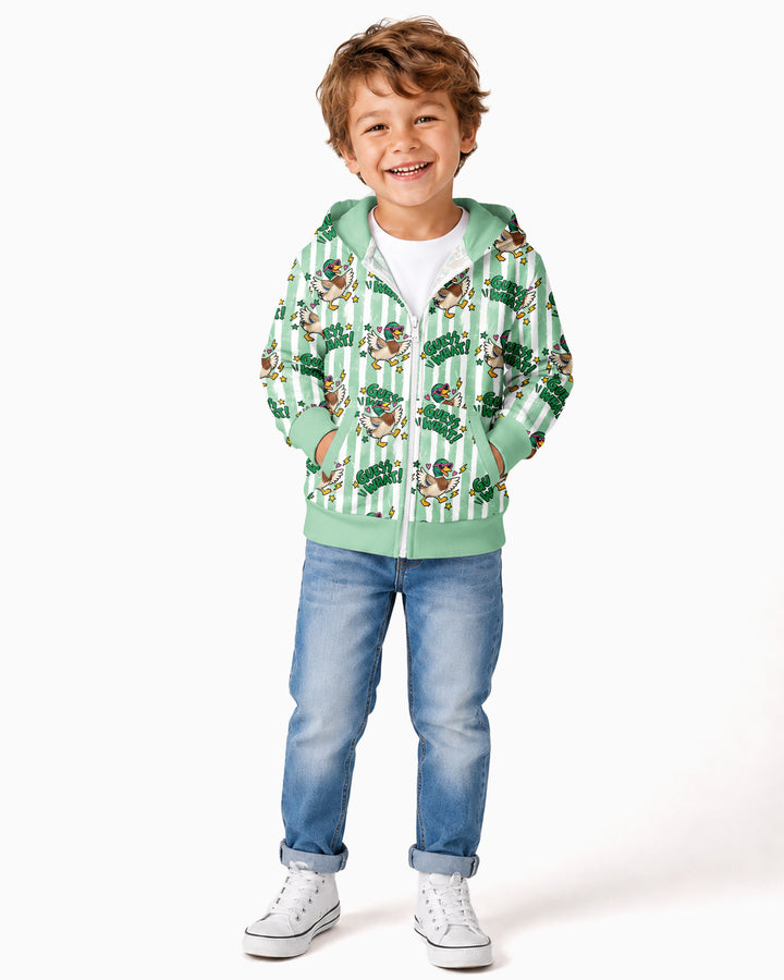 Guess What Mallard Butt Bamboo Zip Hoodie