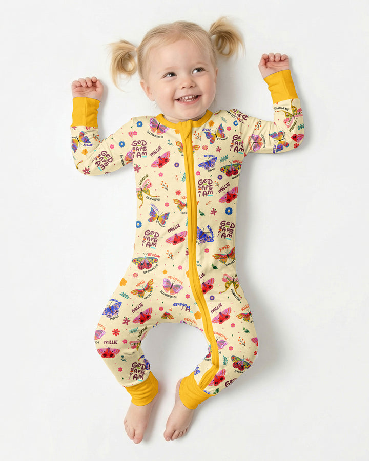 Gerippte Babykleidung mit individuellem Foto - Weich &amp; Skizzenhaft