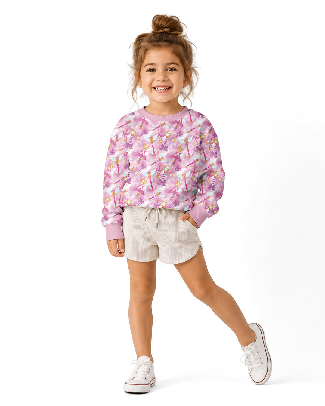 Sweatshirt mit Rundhalsausschnitt aus Bambusfaser