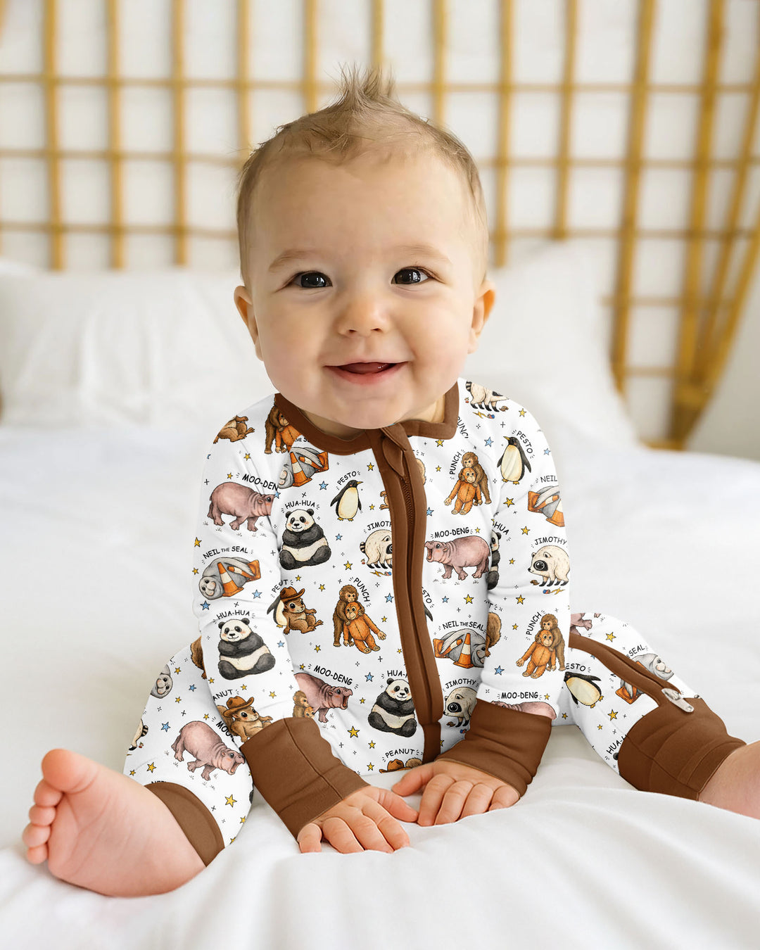 Cute Viral Animals Bamboo Convertible Zippy