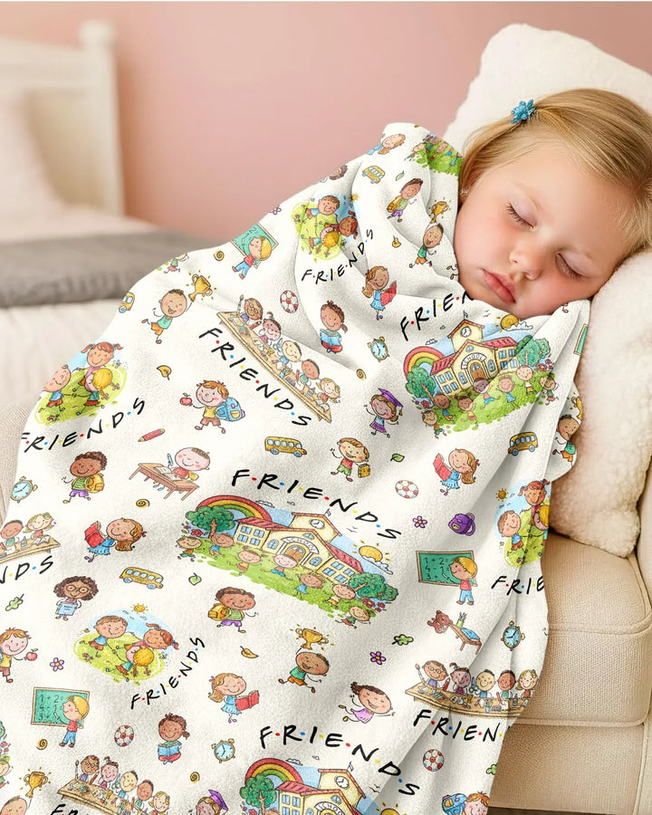 School Friends Forever Bamboo Blanket