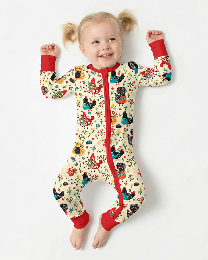 Chicken Garden Bamboo Convertible Zippy