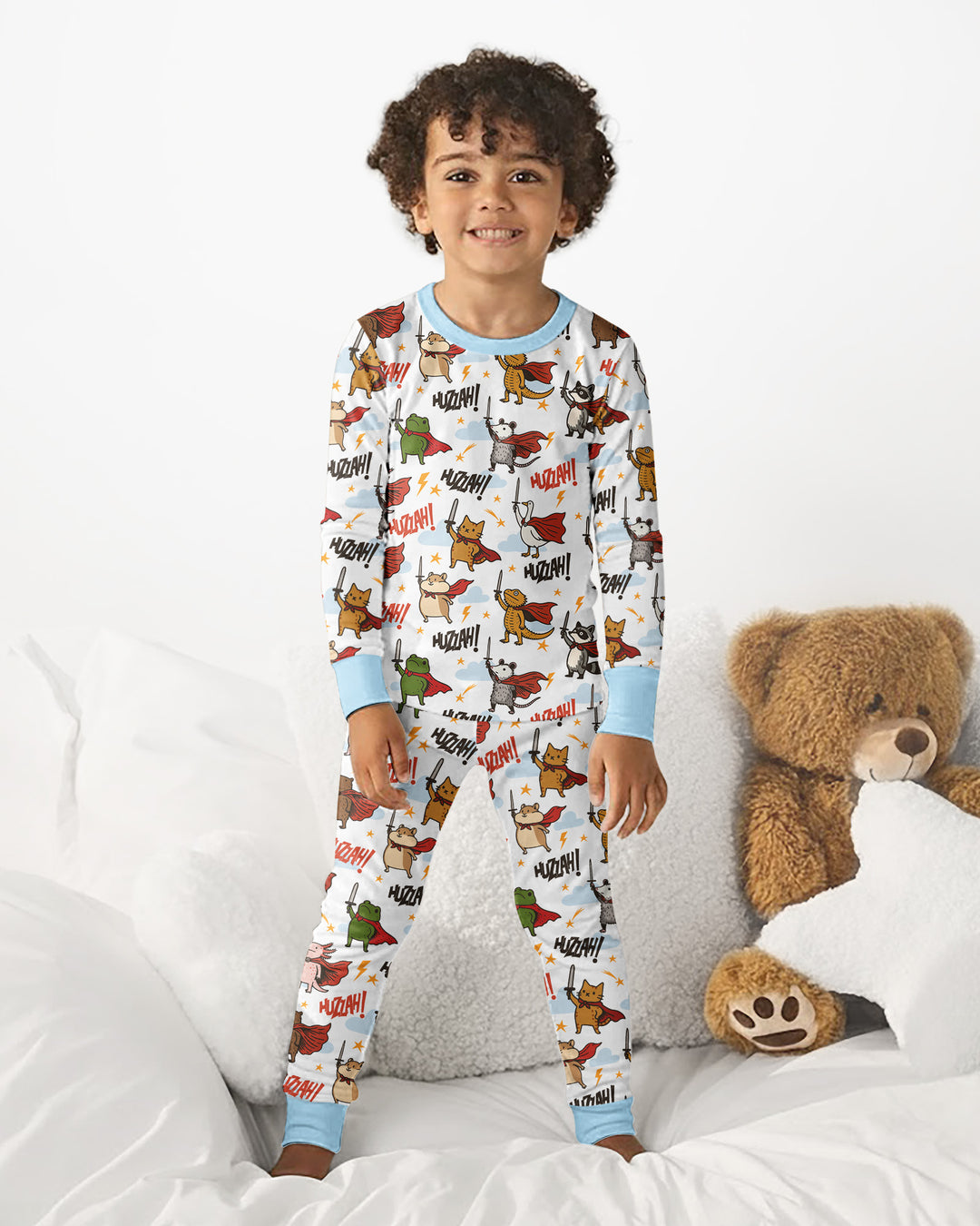 Huzzah! Huzzah! Bamboo Two Piece Long Sleeve Pajama Set