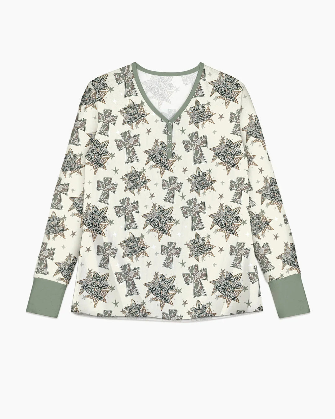 Plantilla de conjunto de pijama de mujer de bambú