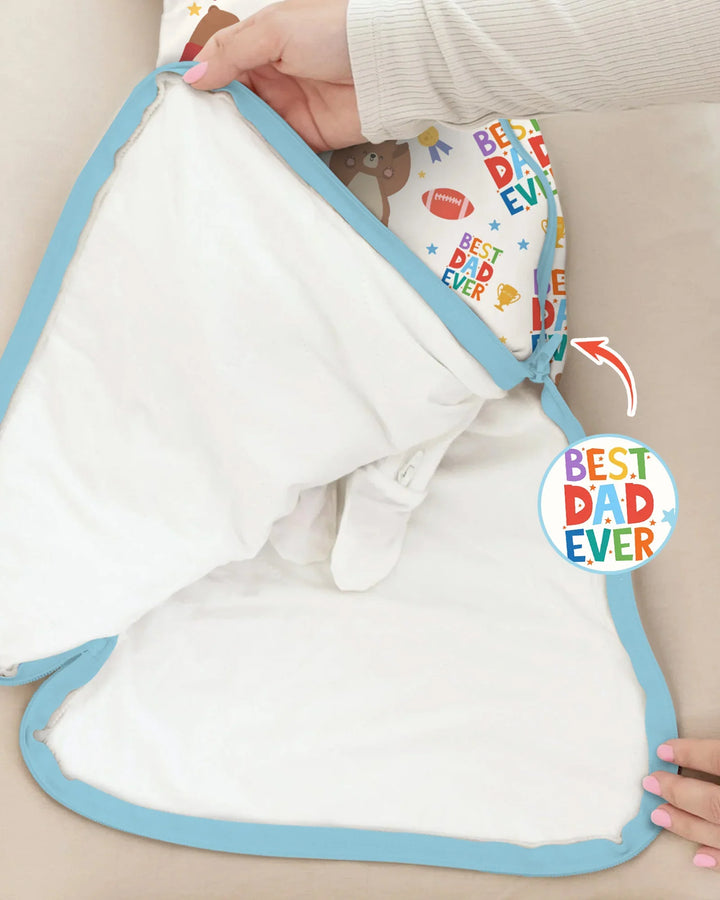 Best Daddy Bear Ever Family Matching Bamboo Sleep Bag