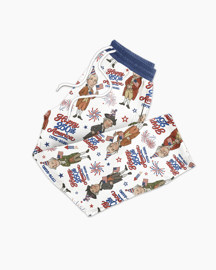 Party Like It's 1776 Family Matching Bamboo Men's Pajama Set