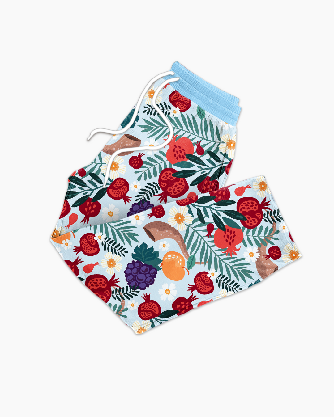 Pomegranate Blessings Night Family Matching Bamboo Men's Pajama Set