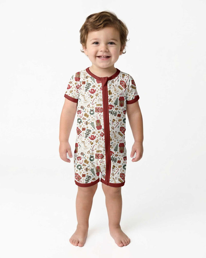 Magical Christmas Story Bamboo Shorty Zippy