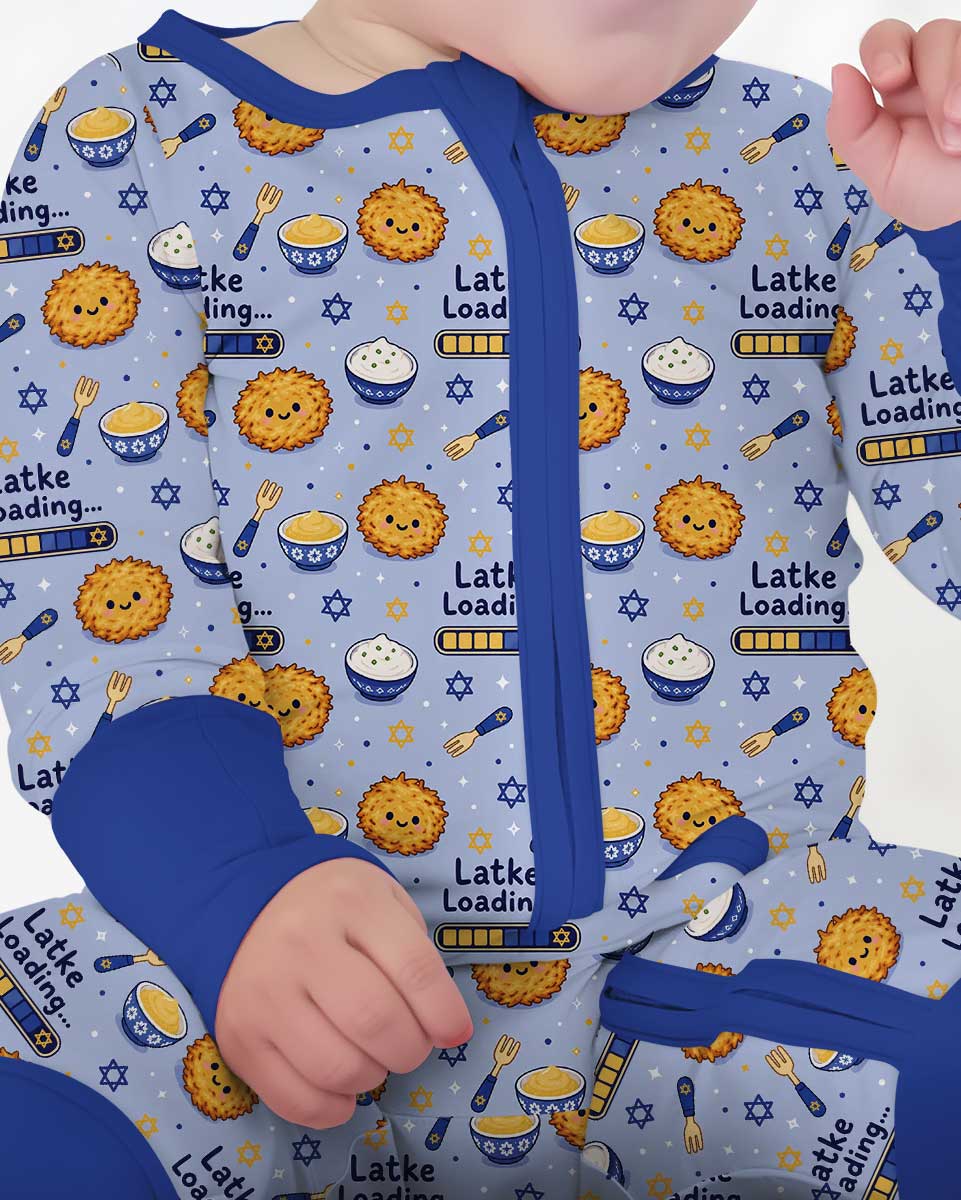 Latke For Hanukkah Bamboo Convertible Zippy