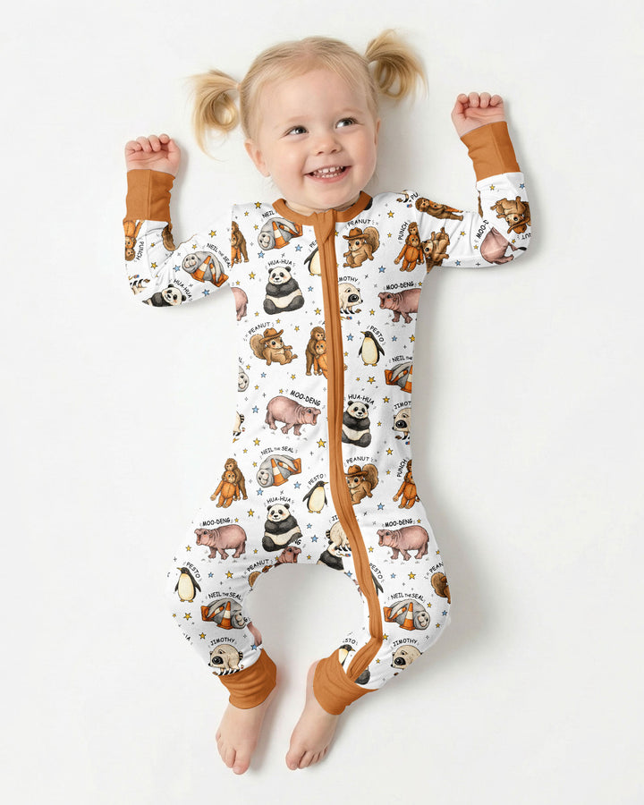 Cute Viral Animals Bamboo Convertible Zippy
