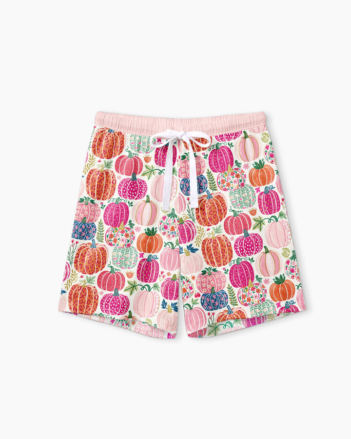 Pumpkin & Bloom Bamboo Women Short Sleeve Short Pajama Set