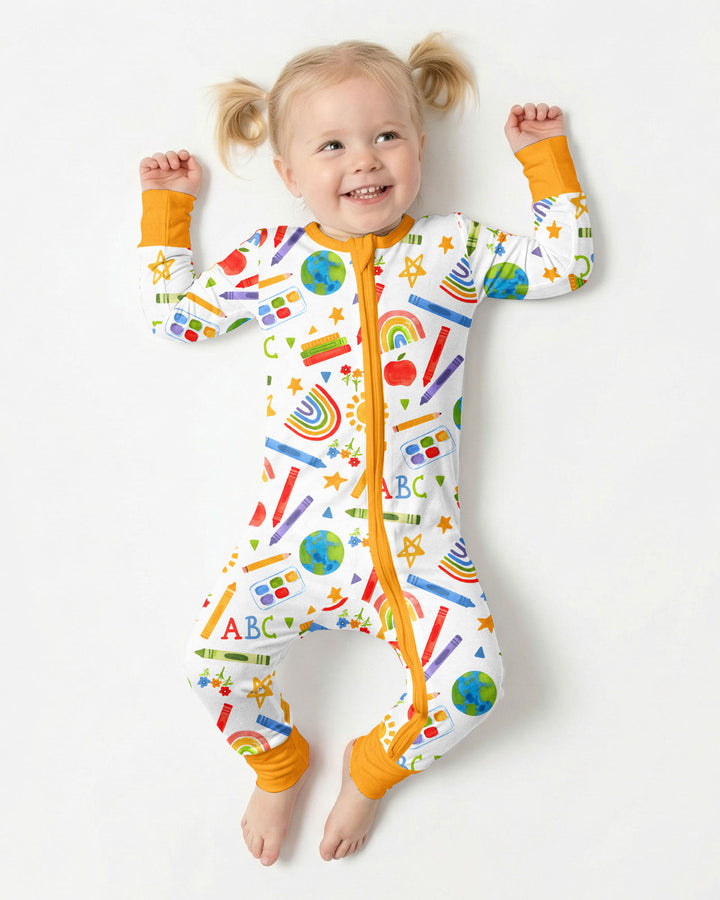 School Scribbles Bamboo Convertible Zippy