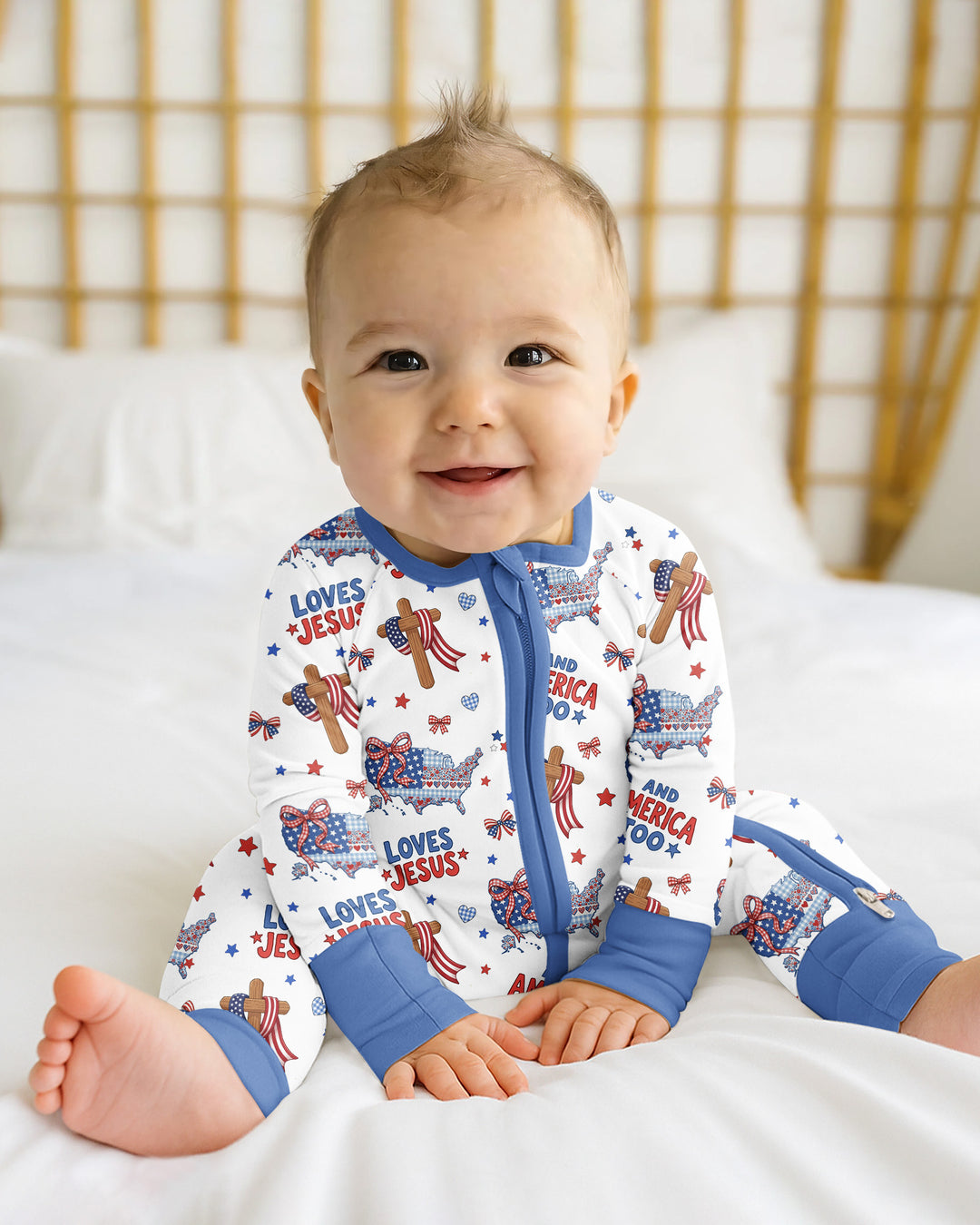 Gerippte Babykleidung mit individuellem Foto - Weich &amp; Skizzenhaft