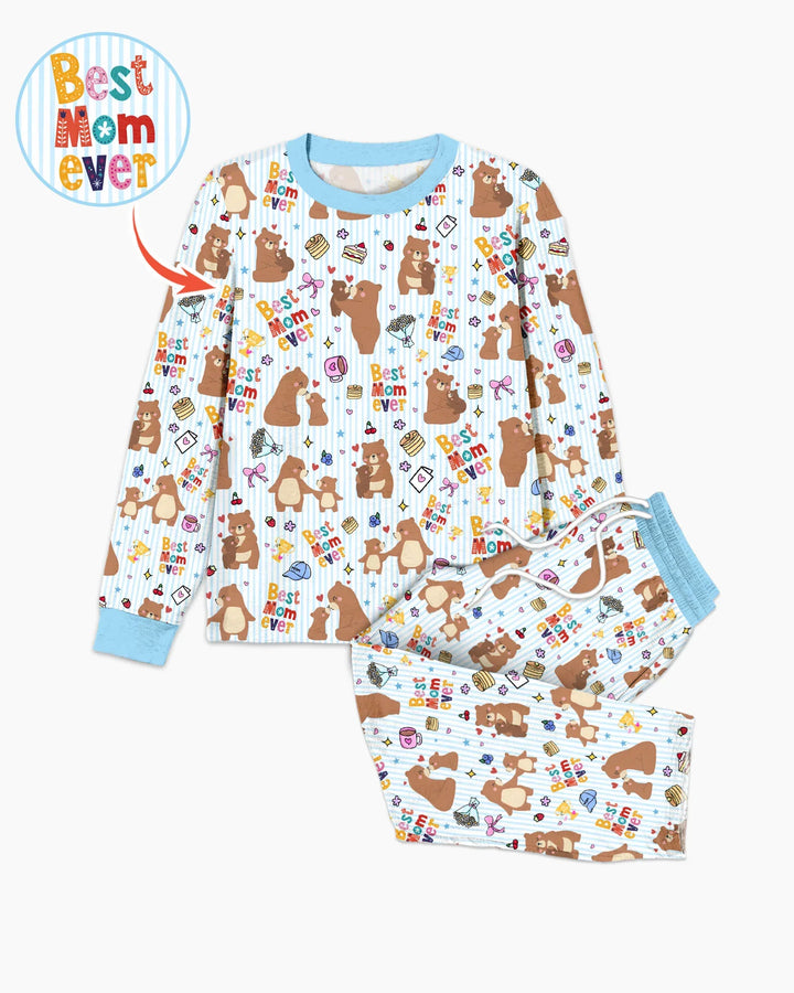 Best Mama Bear Ever Family Matching Bamboo Men's Pajama Set