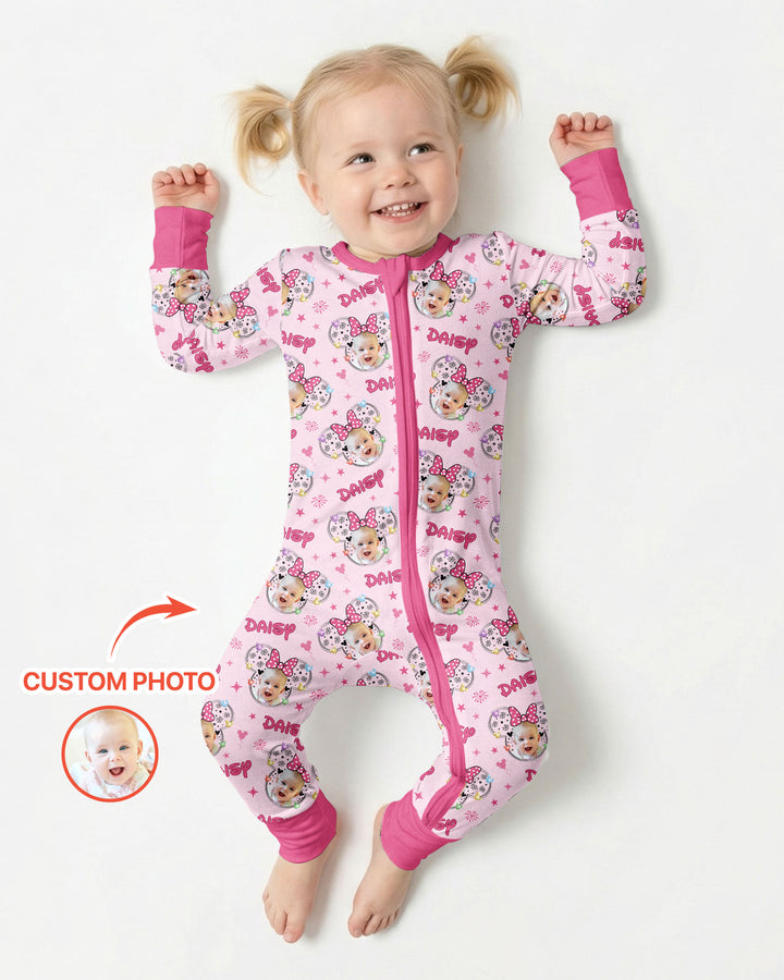 Custom Photo Little Princess Bamboo Convertible Zippy