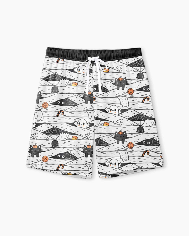 Little Mummy Crew Bamboo Men Short Sleeve Short Pajama Set