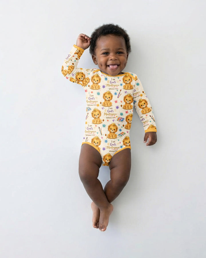 Gerippte Babykleidung mit individuellem Foto - Weich &amp; Skizzenhaft