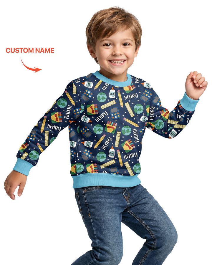 School Supply Bamboo Crewneck Sweatshirt
