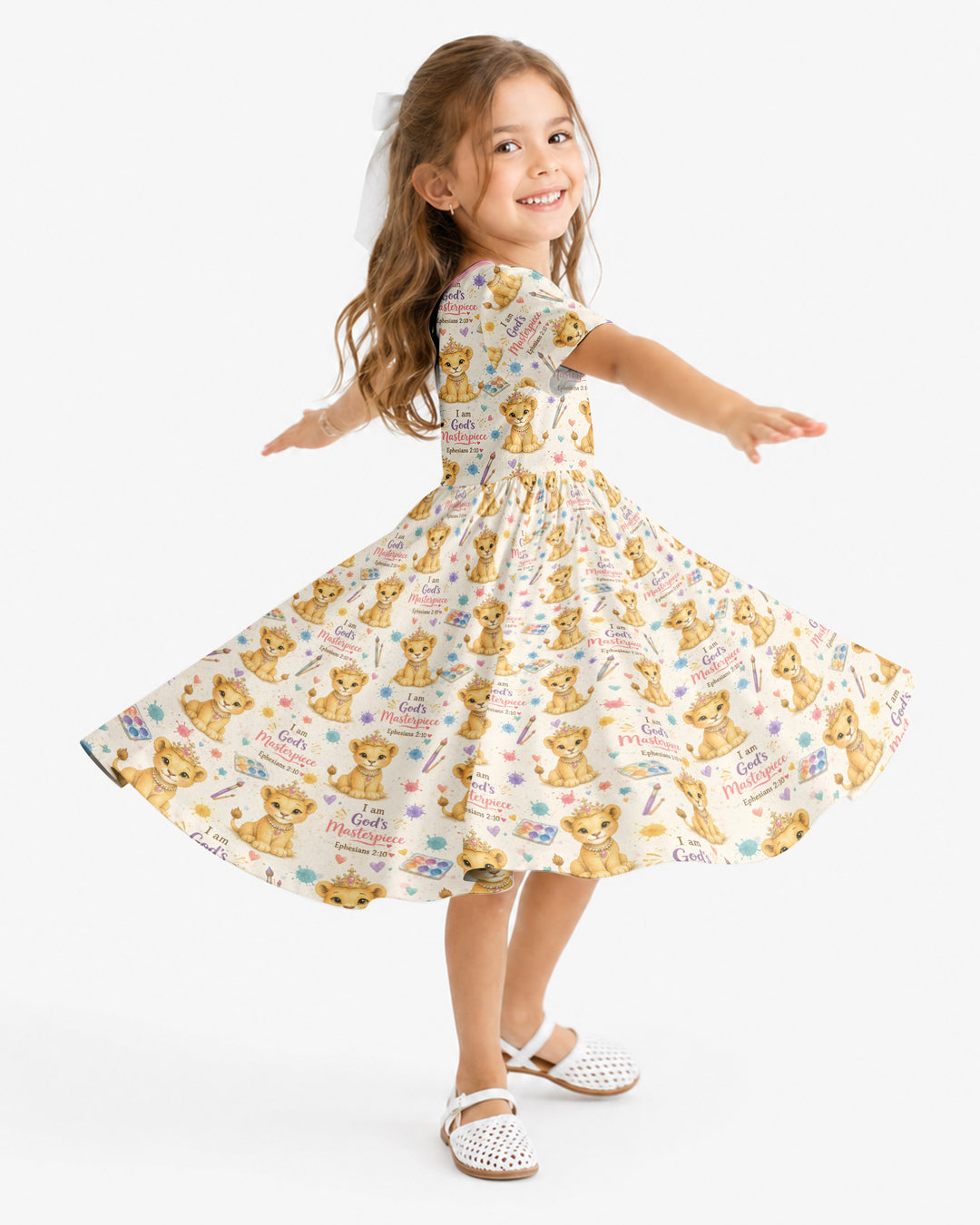 I Am God's Masterpiece Bamboo Twirl Dress