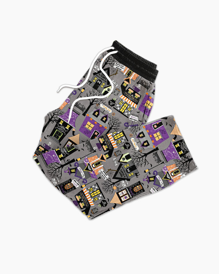 Halloween Hometown Bamboo Men's Pajama Set