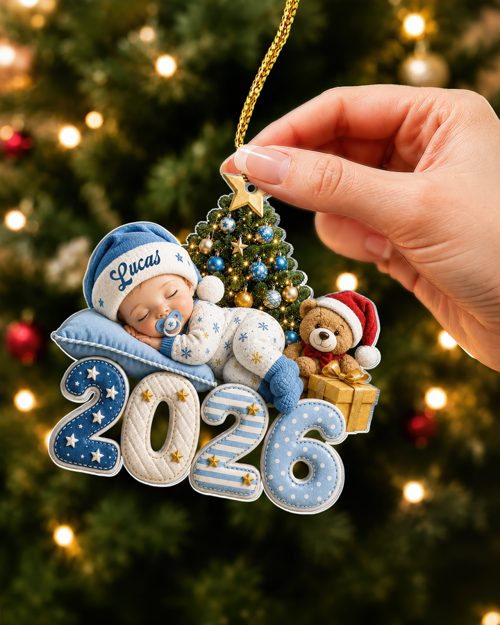 Baby First Christmas Personalized Acrylic Ornament