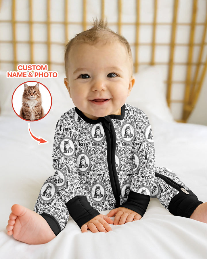 Custom Pet Photo Chinoiserie Garden Bamboo Convertible Zippy
