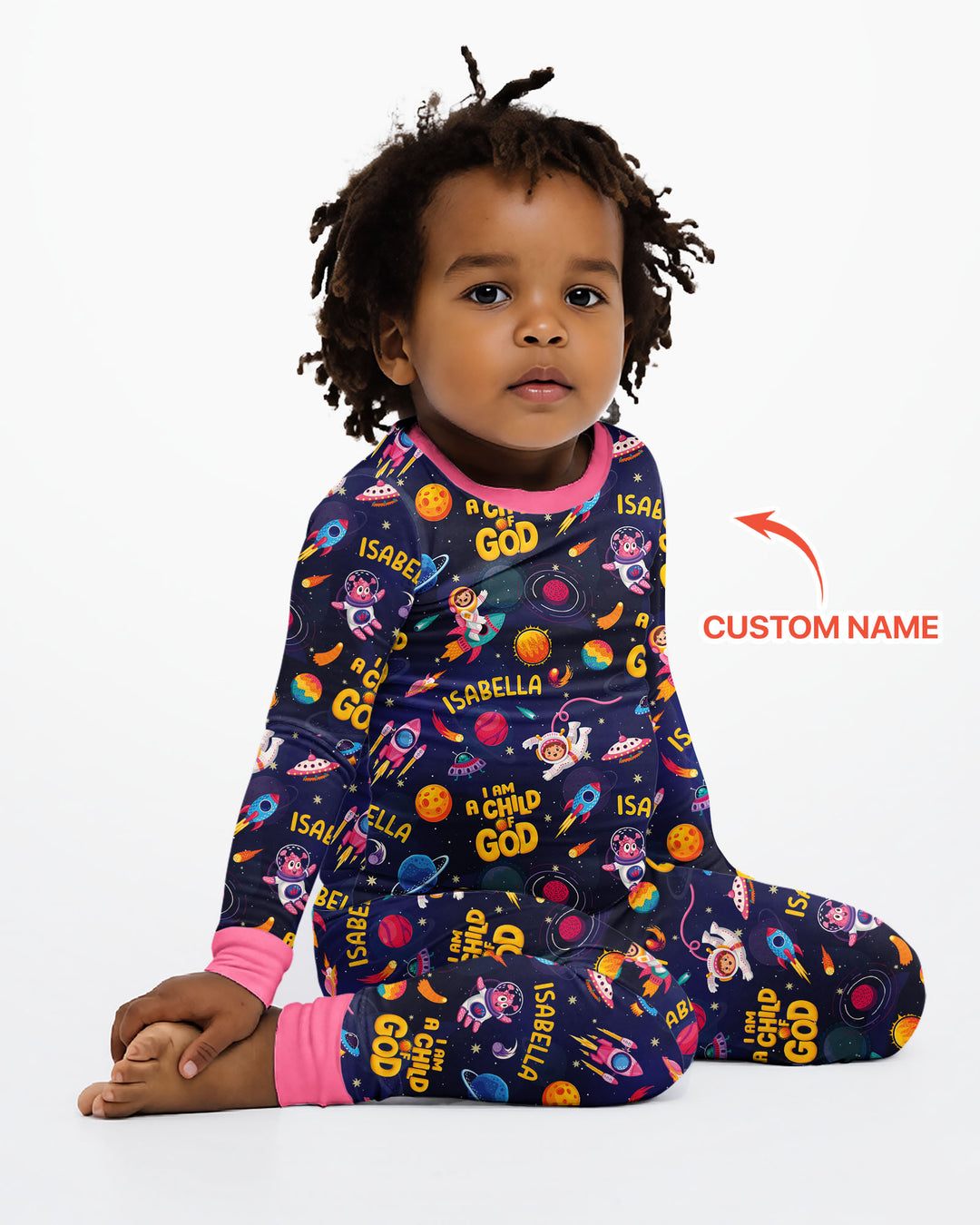 Child Of God Bamboo Two Piece Long Sleeve Pajama Set